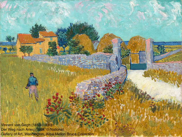 Vincent van Gogh (1853–1890) Der Weg nach Arles, 1888 Öl auf Leinwand, 46,1 x 60,9 cm National Gallery of Art, Washington D.C. © National Gallery of Art, Washington, Ailsa Mellon Bruce Collection